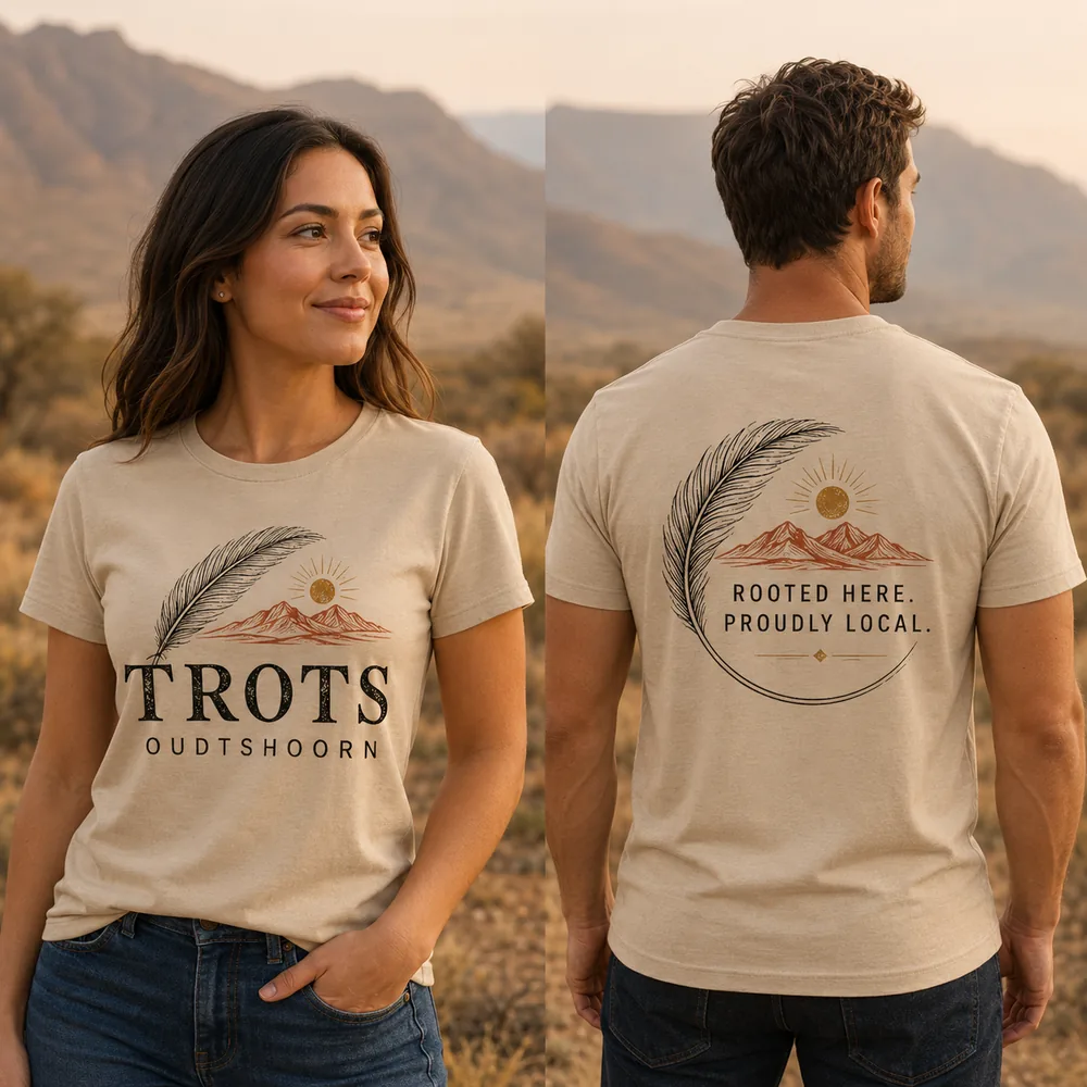 Rooted Sand — Trots Oudtshoorn T-hemp / T-shirt